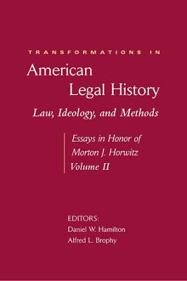 Book cover for Transformations in American Legal History