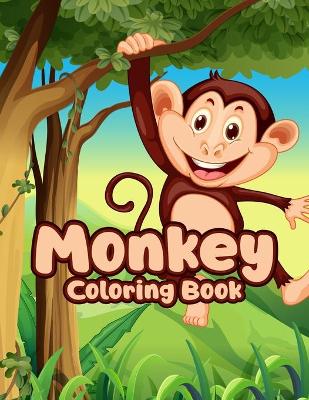 Book cover for Monkey Coloring Book