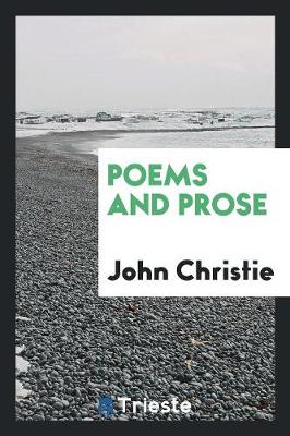 Book cover for Poems and Prose