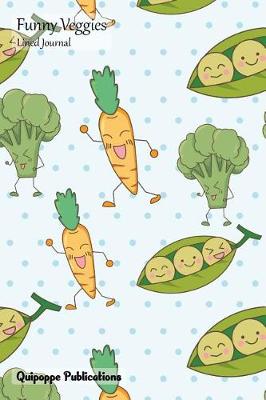 Book cover for Funny Veggies Lined Journal