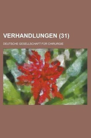 Cover of Verhandlungen (31)