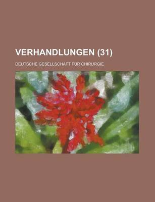 Book cover for Verhandlungen (31)