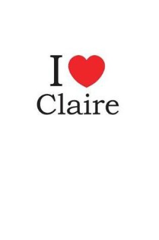 Cover of I Love Claire