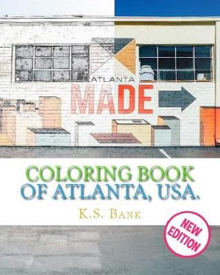 Book cover for Coloring Book of Atlanta, USA. New Edition.