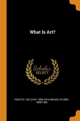 Book cover for What Is Art?