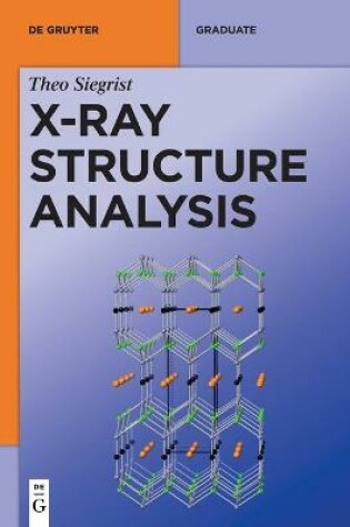 Cover of X-Ray Structure Analysis
