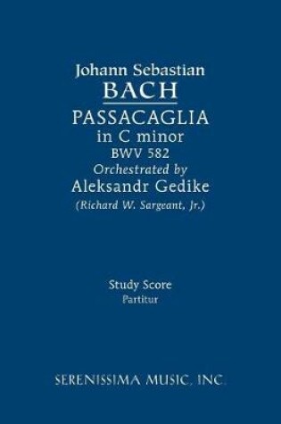 Cover of Passacaglia in C minor, BWV 582