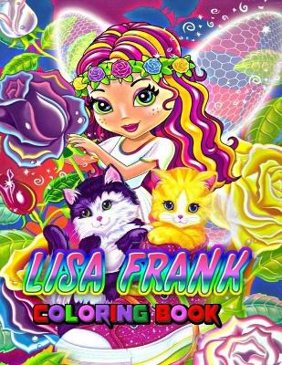 Book cover for Lisa Frank coloring book