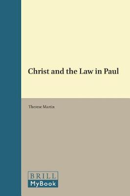 Cover of Christ and the Law in Paul