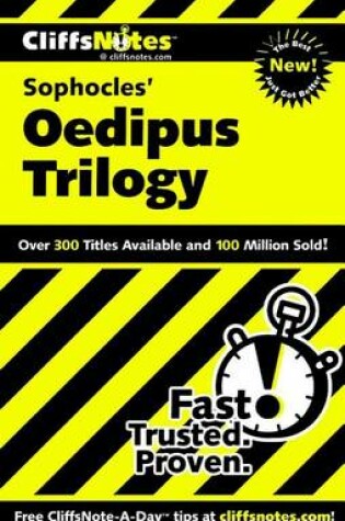 Cover of Cliffsnotes on Sophocles' Oedipus Trilogy