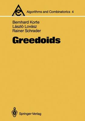 Book cover for Greedoids