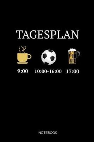 Cover of Tagesplan Notebook