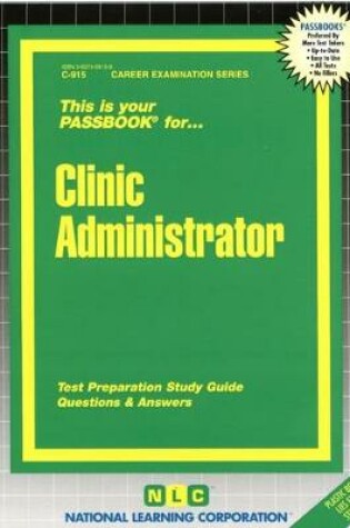 Cover of Clinic Administrator