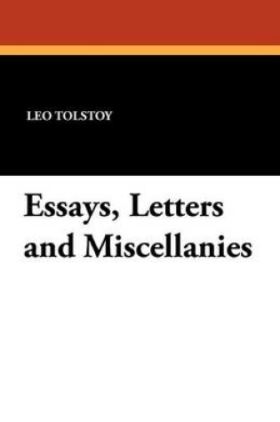 Cover of Essays, Letters and Miscellanies