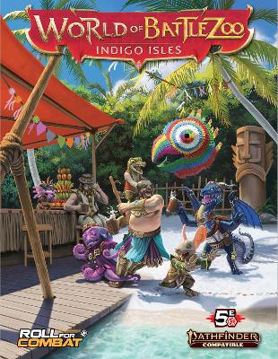 Book cover for World of Battlezoo: Indigo Isles (5E)