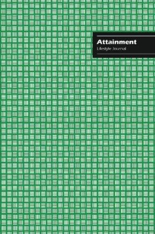 Cover of Attainment Lifestyle Journal, Creative Write-in Notebook, Dotted Lines, Wide Ruled, Medium Size (A5), 6 x 9 (Green)