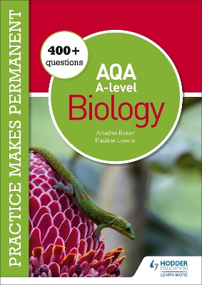 Book cover for Practice makes permanent: 400+ questions for AQA A-level Biology