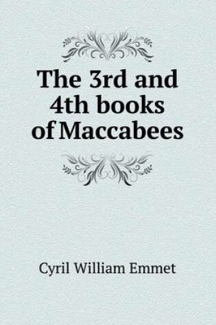 Cover of The 3rd and 4th Books of Maccabees