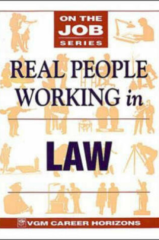 Cover of Real People Working in Law