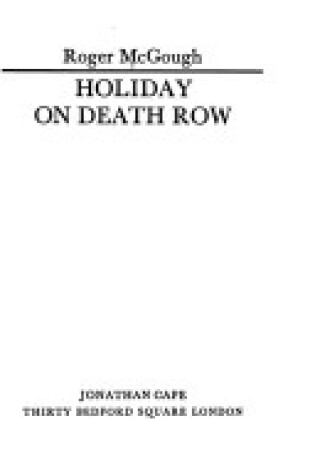 Cover of Holiday on Death Row