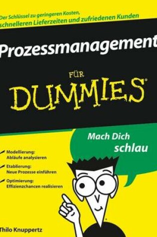 Cover of Prozessmanagement für Dummies