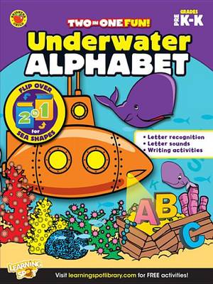 Book cover for Underwater Alphabet & Sea Shapes, Grades Pk - K