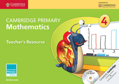 Book cover for Cambridge Primary Mathematics Stage 4 Teacher's Resource with CD-ROM