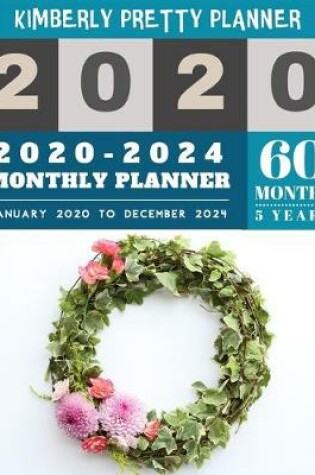 Cover of 2020-2024 monthly planner