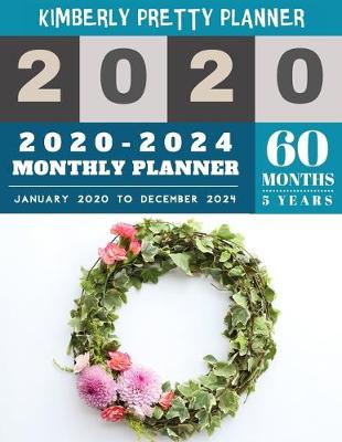 Book cover for 2020-2024 monthly planner