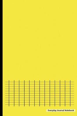 Book cover for Everyday Journal Notebook - Graph Paper (Yellow Cover)