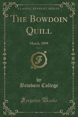 Book cover for The Bowdoin Quill, Vol. 3