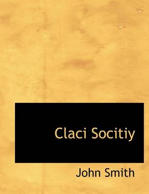 Book cover for Claci Socitiy