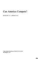 Book cover for Can America Compete?