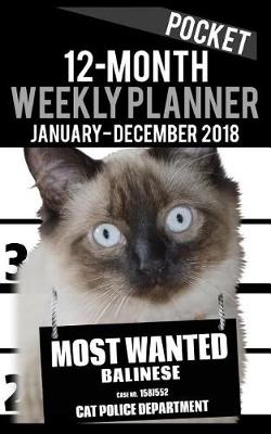 Cover of 2018 Pocket Weekly Planner - Most Wanted Balinese