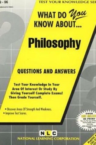 Cover of PHILOSOPHY