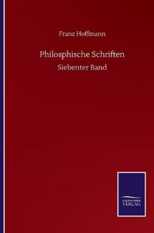 Cover of Philosphische Schriften