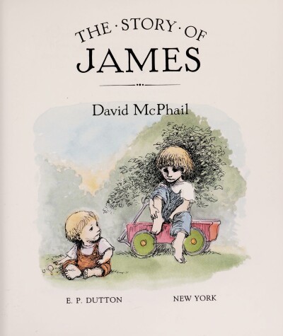 Book cover for Mcphail David : Story of James (Hbk)