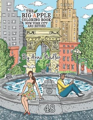 Book cover for The Big Apple Coloring Book, New York City and Beyond