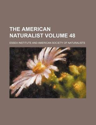 Book cover for The American Naturalist Volume 48