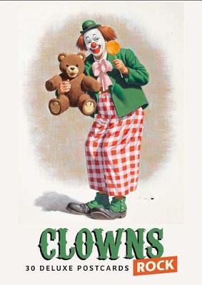 Book cover for Clowns Rock: 30 Collector Postcards