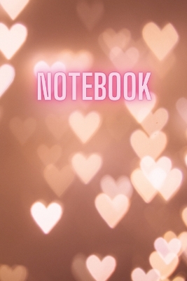 Cover of Bright Neon Heart Notebook