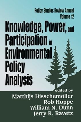 Cover of Knowledge, Power, and Participation in Environmental Policy Analysis