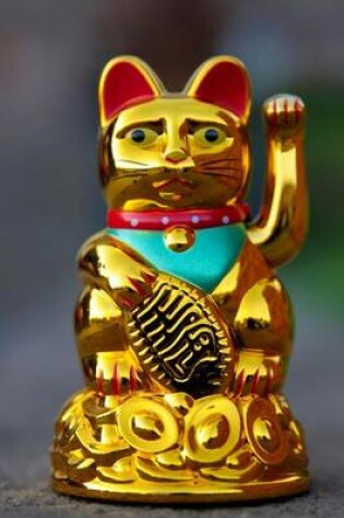 Cover of Gold Maneki Neko Japanese Lucky Cat Journal