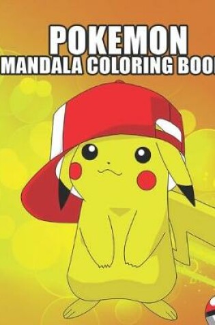 Cover of pokemon mandala coloring book