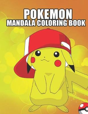 Book cover for pokemon mandala coloring book