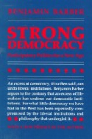 Cover of Strong Democracy