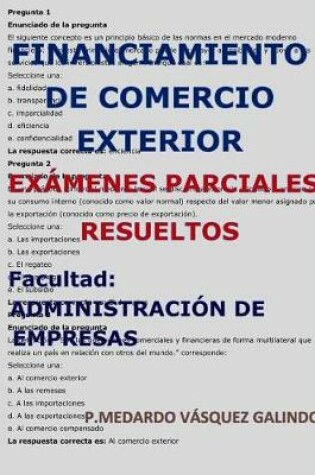 Cover of Financiamiento de Comercio Exterior-Ex