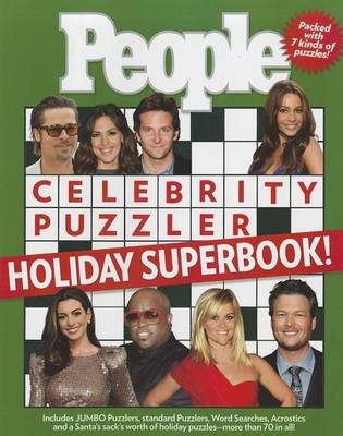 Book cover for The PEOPLE Celebrity Puzzler Holiday Superbook!