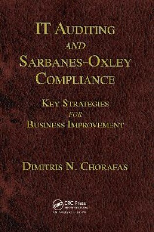 Cover of IT Auditing and Sarbanes-Oxley Compliance