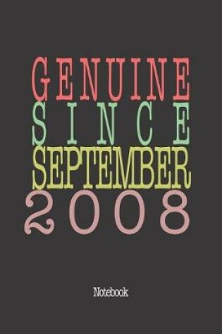 Cover of Genuine Since September 2008